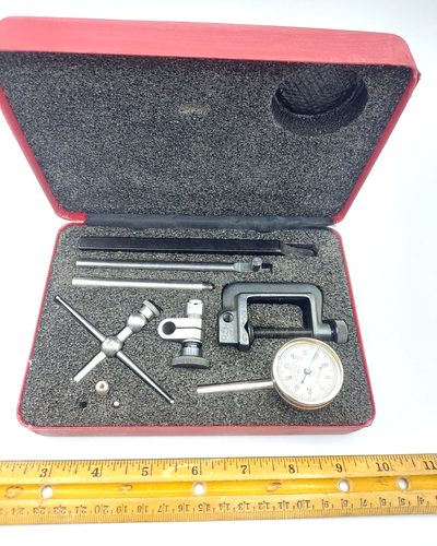 Starrett Universal Back Plunger Dial Test Indicator No196 Vintage #196 *READ* - Picture 1 of 13