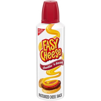 Squeezy Cheez Cheese in a Can Cheddar Bacon 227g