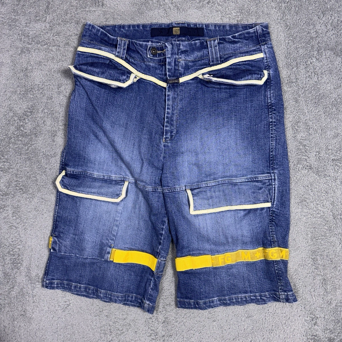 Geometric Denim Shorts for Men for sale | eBay