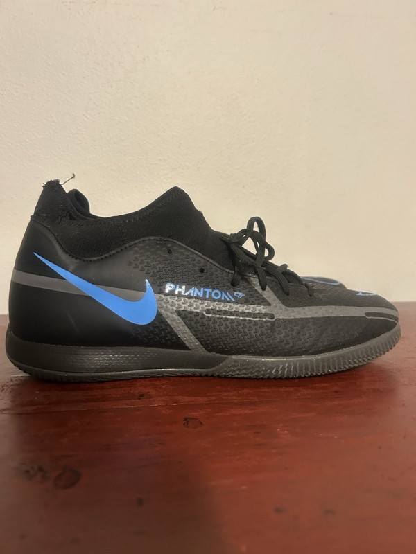 Mens Black Nike Phantom GT2 Academy DF IC Size 9.5 Worn 1x