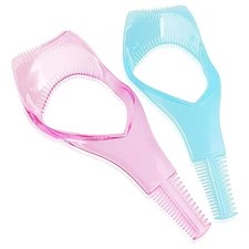 2PCS 3 in 1 Mascara Tool Plastic Makeup Eyelash Shield Applicator Guide with Eye