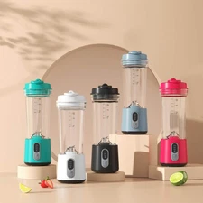 Portable Blender Bottle 18oz Vessel Personal Sports Blender for Shakes Smoothies