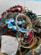 Mixed Jewelry Lot, Mystery jewelry bag, Earrings, necklaces, rings,bracelets 3lb