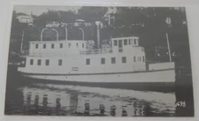 Steamship Steamer ELLA real photo postcard RPPC