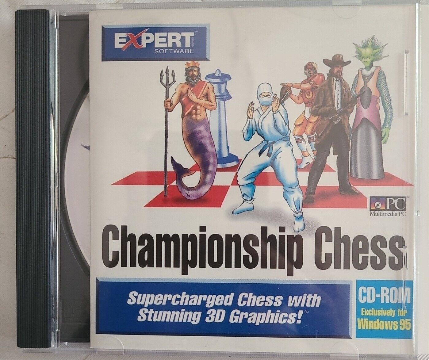 Grandmaster Championship Chess PC/Computer Software CD Rom 1995 RARE Game