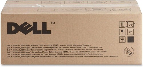 Brand New Dell H514C Magenta High Yield Toner Cartridge *3130cn 9K Pg