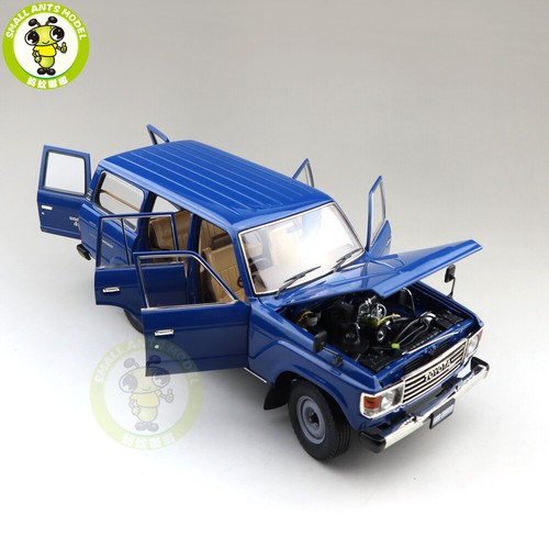 1/18 Kyosho Toyota Land Cruiser 60 LC60 Blue Diecast Model Toy Car Gifts - Picture 9 of 14