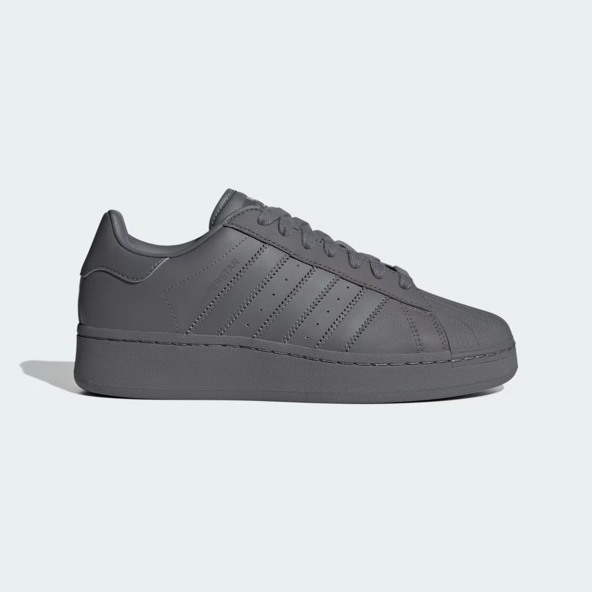 adidas Originals SUPERSTAR XLG SHOES in Grey Four Core Black