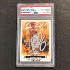 2003-04 Upper Deck MVP #49 Mike Dunleavy Signed Card AUTO PSA Warriors
