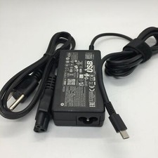 Genuine HP Laptop Charger AC Power Adapter L65505-003 L67440-001 USB-C 65W