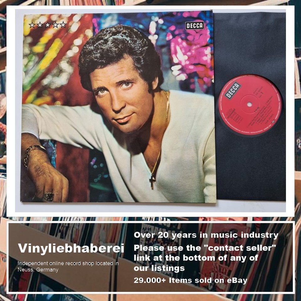 Tom Jones Tom Vinyl LP Germany/ CV Bee Gees/ CCR/ Archies/ Shocking