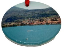Portofino Genoa Italy Christmas Ornament Souvenir Travel Porcelain