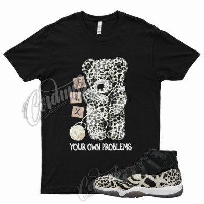 FIX T Shirt for J1 11 WMNS Animal Instinct Red Sail Leopard Cheetah 97 95