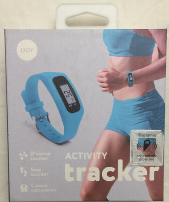 iJoy Activity Tracker Distance, Step and Calorie Calculation - Blue  *BRAND NEW*