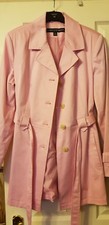 Womens Pink Belted Jacket By Fleet Street M
