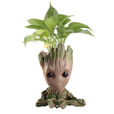 Baby Groot Blumentopf Übertopf Groß Aquarium Deko Figur Stiftehalter