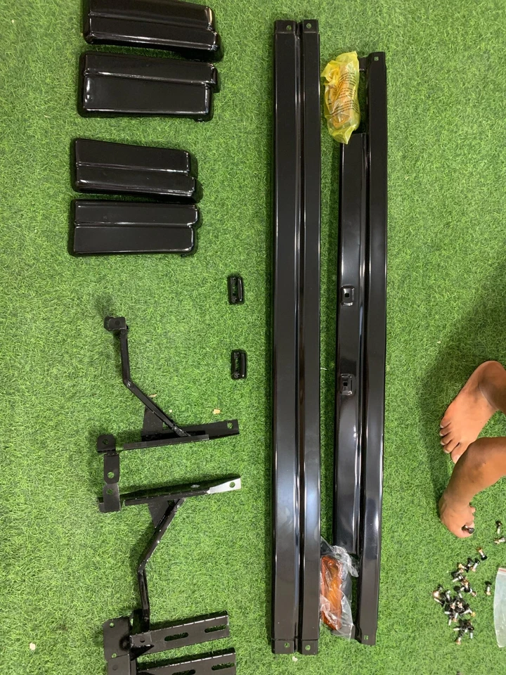 TOYOTA COROLLA 1982-1983 BUMPERS COMPLETE SETUP -KE70-TE72-KE75 - Image 3 of 4