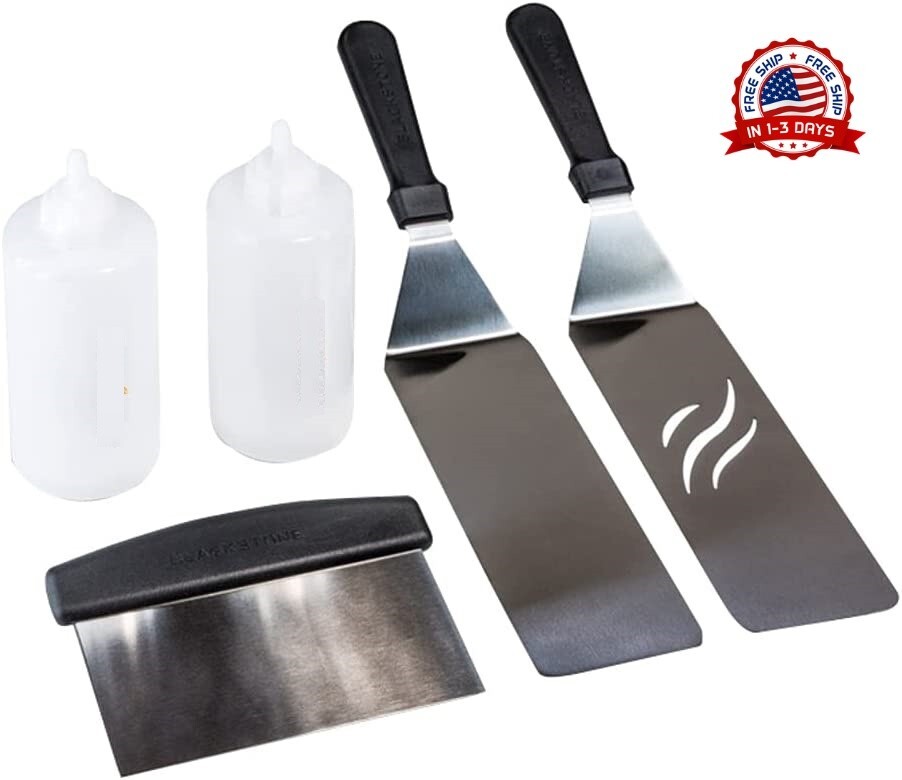 Kit De Plancha De Acero Inoxidable De 5 Piezas Con Libro De Cocina Para Cocina