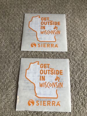 NEW Sierra Trading Post Sticker /decal Backpacks Climbing Outdoors Lot Of 2