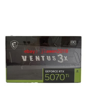 MSI VENTUS 3X GeForce RTX 5070 Ti 16GB GDDR7 PCI Express 5.0 3X OC