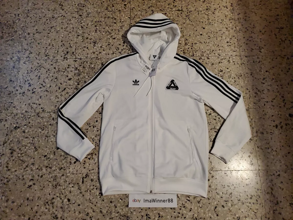 Bienes evaporación extraer Adidas x Palace SS23 hooded firebird track top white size medium new with  tags | eBay