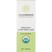 rareESSENCE Aromatherapy Organic Essential Oil, Lime Distilled