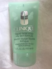 CLINIQUE Liquid Facial Soap Full Size 5oz/150ml Oily Skin Formula Combination