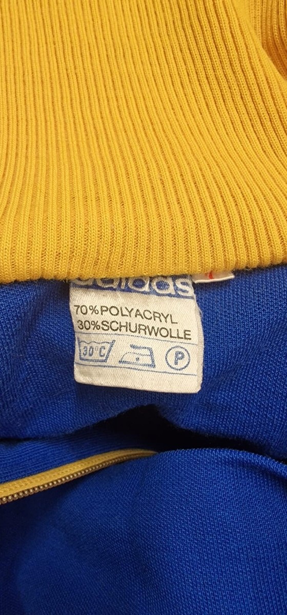 Adidas Track Jacket -Super Rare Vintage 1960s - Blue Adidas Track Jacket -Super Rare Vintage 1960s - Blue