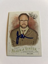 Jason Sklar Stand Up Comedian Signed 2016 Topps Allen & Ginter Card # 10