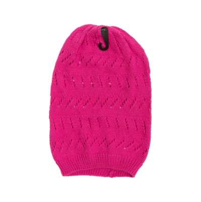 Lightweight Unisex Cotton Slouchy Knit Beret Hat Hot Pink 