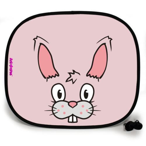 2x Car Side Window Personalised Mesh Sun Shades Visor Sunshade UV Gift Baby Kids - Picture 7 of 80