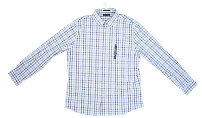 Banana Republic Untucked Fit Dress Shirt Long Sleeve Wrinkle Resistant Mens  XLT | eBay