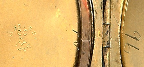 ANTIGUO COLGANTE MEDALLÓN PIEDRA VIDRIO ARTE TURQUESA IMITACIÓN RELLENO ORO GRANDE - Imagen 3 de 4