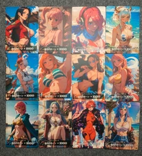 One Piece TCG JAPANESE Custom Waifu DON!! 12x per set (Matt Surface)