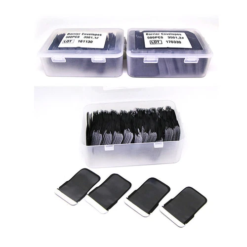 1000PCS Dental X-Ray Phosphor Plate Protection Film Bag Barrier Envelopes Size 2 - Picture 1 of 14