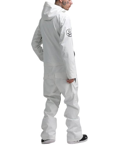 GSOU Waterproof Hooded Snow Suit Full Body One Piece Snowboarding Outdoor M NWT - Picture 5 of 24