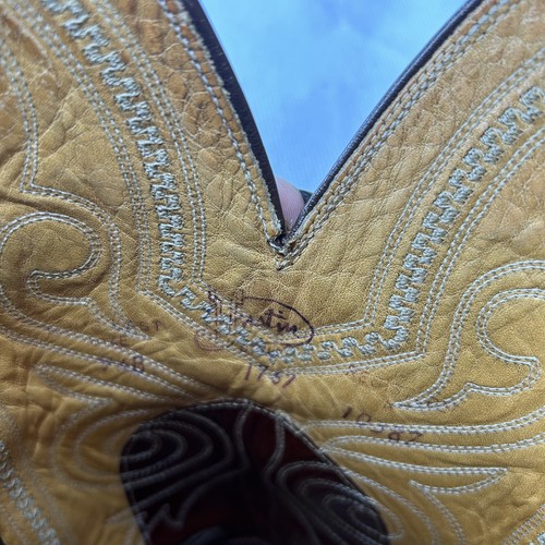 Justin Women’s Round Toe Brown Cowboy Boots Size 9.5 B Narrow - Picture 7 of 8