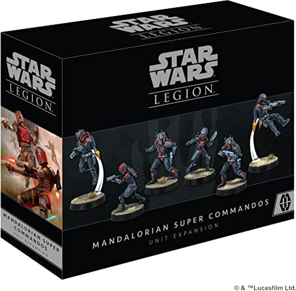 Star Wars Legion Mandalorian Super Commandos Unit Expansion - NUOVO