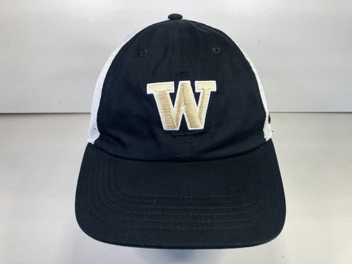 WASHINGTON HUSKIES UW Football schwarz HERITAGE-86 COLLEGE BASEBALL MÜTZE Golf Cap