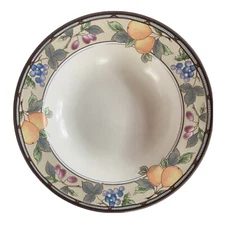 MIKASA INTAGLIO  GARDEN HARVEST (CAC29)   LARGE RIM SOUP BOWL 9-3/8"