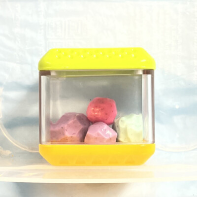 VINTAGE FISHER PRICE PEEK A BLOCKS SENSORY REPLACEMENT BLOCK PASTEL ROCKS