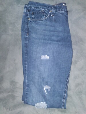 Truck Jeans Blue Distressed Designer Jeans Women's Size 13 *READ DESCRIPTION*