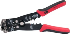GS-394 Automatic Electrical Stripper & Crimper Tool, 8 In, Comfort Grip, Solid &