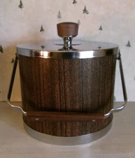 RETRO / Mid Century Ice Bucket USA MCM BARWARE