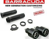 Handgriffe Race Schwarz + Gegengewichte FüR Motorrad Verkleidete Semicarenate