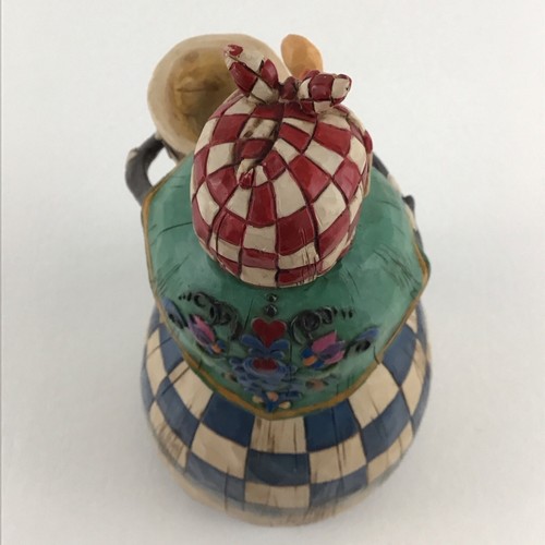 Jim Shore “Winter’s Comfort” 112247 Cooking Baking Snowman 2003 Figure Figurine - Picture 9 of 10