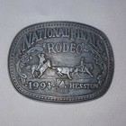 1994 Hesston National Rodeo Finals Belt Buckle Vintage Agco Award Design Medals
