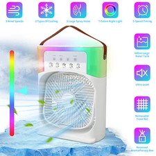 Fans Air Conditioners Water Refill Cooling Spray Strong Winds Energy Saving USA