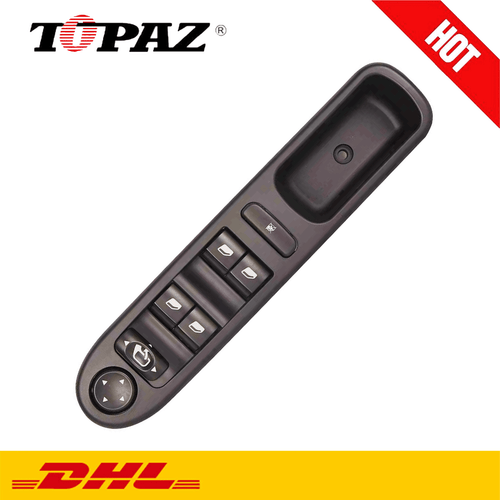 Fensterheber Schalter für Peugeot 307 CC 3B 6554KT Vorne Links Schaltelement 12V - Bild 8 von 9