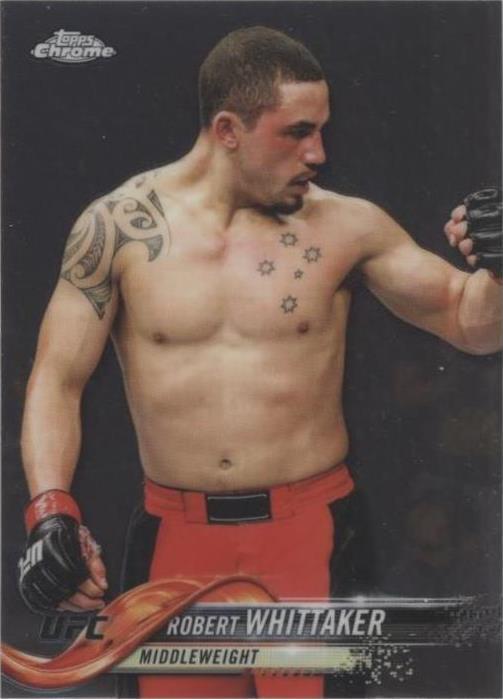 2018 Topps Chrome UFC - Robert Whittaker #34 - 1 of 1